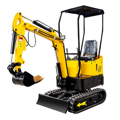 HT10B 1000kg รถขุดตีนตะขาบขนาดเล็กไฮดรอลิก EPA / EURO 5 ใช้ในบ้าน