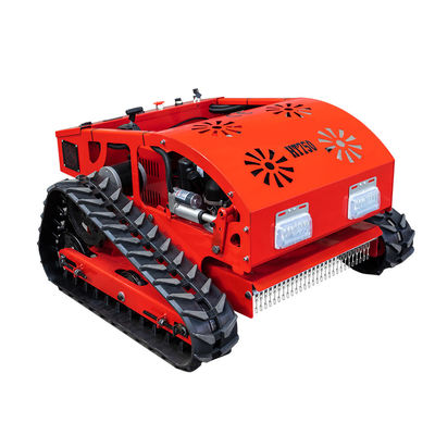 7.5Hp Engine Power Electric เครื่องตัดหญ้าอัตโนมัติตีนตะขาบออกแบบอย่างชาญฉลาด