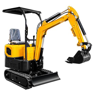 Super Power 1 Ton Mini Excavator ประหยัดพลังงาน เครื่องขุดขนาดเล็กกะทัดรัด