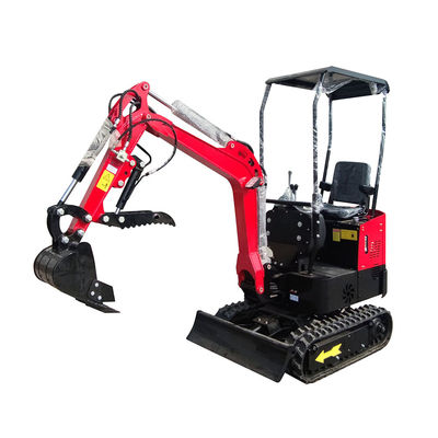 HT10BZ 1000kg Mini Crawler Excavator เครื่องขุดขนาดเล็กบูมสวิงเสริม