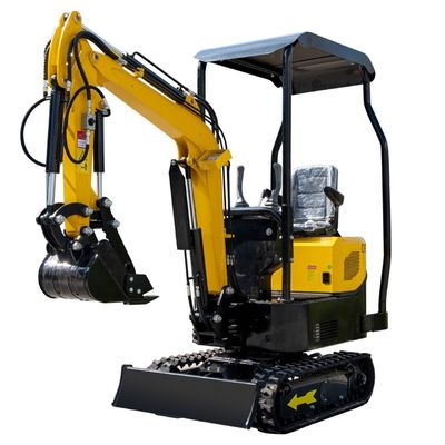 Boom Swing 1,000kg Hightop Small Excavator with Back Cover Opened