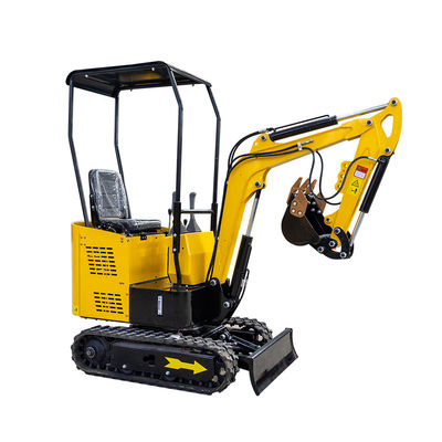 เครื่องยนต์ EPA 1200 กิโลกรัม Hightop Mini Excavator เครื่องขุดสามกระบอกเย็นน้ํา