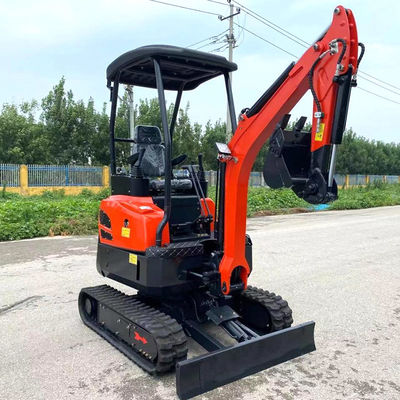 Swing Boom 1.8Tone รถขุดขนาดเล็กระบบไฮดรอลิก Tailless Small Home Excavator