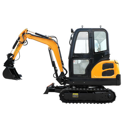 Hightop 2000kg Mini Hydraulic Excavator Small Digger with Front Window Open Close