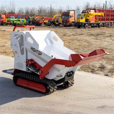เครื่องยนต์เบนซิน Epa Mini Crawler Dumper Transporter Rubber Track Dumper HT500