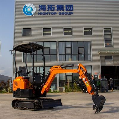 ซ่อมสวน 1t รถขุดขนาดเล็กพลังงานอย่างมีประสิทธิภาพ Hightop Ht10 Excavator