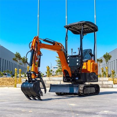 CE EURO5 Engine Hightop Mini Excavator HT10G รถขุดขนาดเล็กกะทัดรัด 360 หมุน