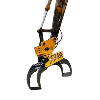 Wood Cutter 6t Excavator Tree Shear อุปกรณ์เสริมอุปกรณ์ก่อสร้าง