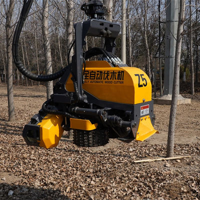 Excavator Fully Automatic Wood Cutter อุปกรณ์เสริมอุปกรณ์ก่อสร้าง