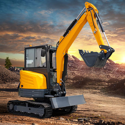 เครื่องขุดไฮดรอลิกขนาดเล็ก Dozer กล่องและไฮดรอลิกการเปลี่ยนแปลงรวดเร็วสําหรับการทํางานง่าย