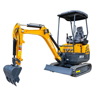 HT18L เครื่องขุดขนาดเล็กที่มีน้ําหนักการทํางาน 1310kg สําหรับงานก่อสร้างที่หลากหลาย