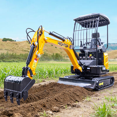 HT18C เครื่องขุดขนาดเล็กขนาด 1.8 ตัน แบบ Zero-Tail Swing พร้อมเครื่องยนต์ความสามารถสูง