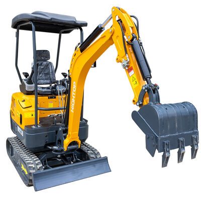 HT18L Mini Excavator with Kubota Engine 2m Digging Depth Width for Compact Spaces